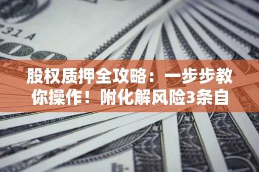 济南股权质押全攻略：一步步教你操作！附化解风险3条自救法则