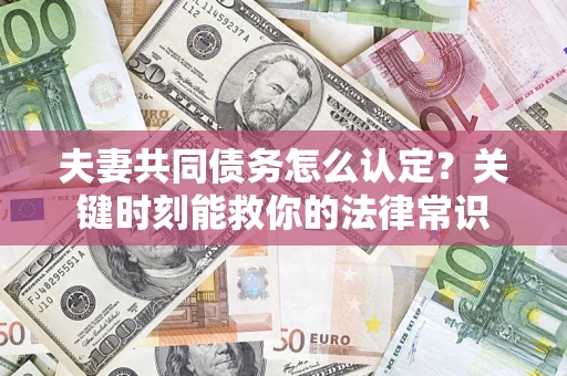 济南夫妻共同债务怎么认定？关键时刻能救你的法律常识
