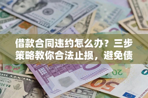 济南借款合同违约怎么办？三步策略教你合法止损，避免债务危机升级