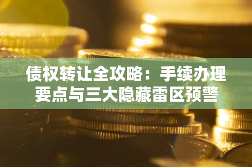 济南债权转让全攻略：手续办理要点与三大隐藏雷区预警