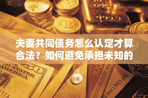 济南夫妻共同债务怎么认定才算合法？如何避免承担未知的债务风险？